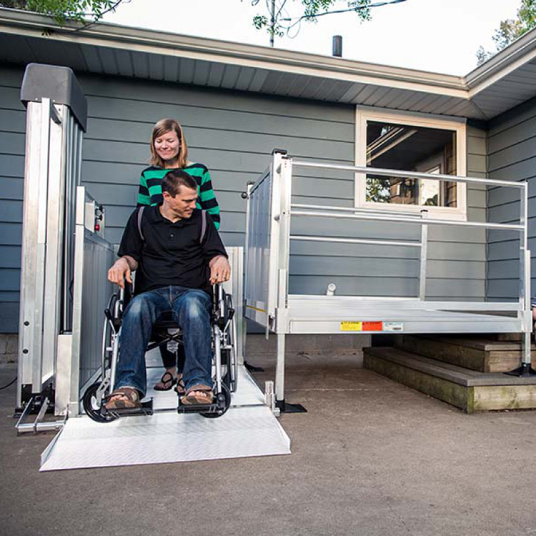 Glendale az exterior porchlift scooter lift outside stairs